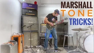 How to get a BIG yet CUTTING classic MARSHALL GUITAR TONE!