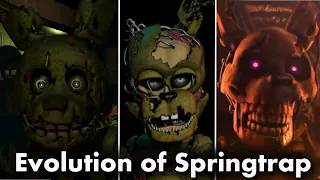 Evolution of Springtrap in FNAF (2015-2022)