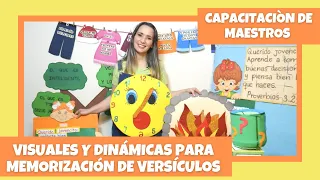 MEMORIZACIÓN DE VERSÍCULOS  EN CLASES BÍBLICAS Recursos visuales e ideas