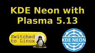 KDE Neon with Plasma 5.13