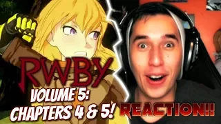 THE SCARLET EYED GODDESS!!| LET'S WATCH RWBY Volume 5 Chapters 4 & 5 REACTION!!