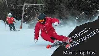 Carving for Kids - Die 3 besten Übungen von Skilehrerin Maxi!