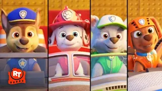 PAW Patrol: The Movie (2021) - PAW Patrol Rescues a Truck Driver Scene | Movieclips