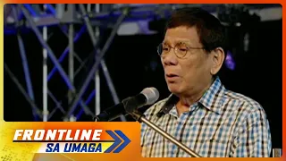 Ex-pres. Duterte: PBBM, matagal na umanong gumagamit ng droga at nasa watchlist ng PDEA