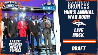 War Room: Broncos Live Roundtable Mock Draft | Building The Broncos