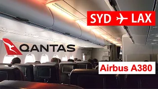Qantas Airbus A380 Economy Flight Experience: Sydney to Los Angeles (QF11)