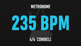 235 BPM 4/4 - Best Metronome (Cowbell)