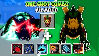 T-REX One Shot Combo + ALL Melee | Blox Fruits Update 21