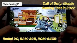 Xiaomi Redmi 9C, RAM: 3GB, ROM: 64GB | Call of Duty: Mobile, Gaming Test in 2022 | Filipino
