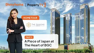 2BR Condo with Japanese Design | The Seasons Residences Tour | Preselling Condo in BGC