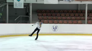 ISU 2015 Jr. Grand Prix Men Free Skate  Riga Kevin AYMOZ FRA