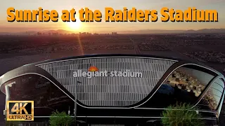 Sunrise at the Raiders Stadium