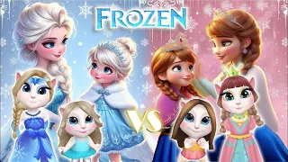 ℹ️ My talking Angela 2 | Frozen | Mothersday | Anna and Elsa and their daughters | cosplay