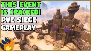 PVE Sieges ARE AMAZING! Solo Full Gameplay Experience | Conan Exiles |