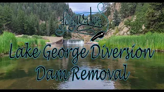 Lake George Dam Removal 2023 Time Lapse