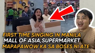 First Time Singing In Manila, Mall Of Asia Supermarket