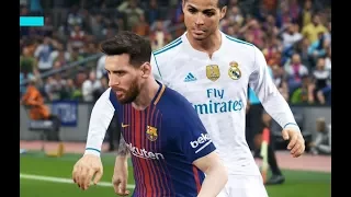 [HD] Messi vs Real Madrid - Gameplay PES 2018 Solo Superstar