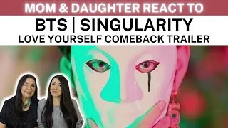 BTS (방탄소년단) LOVE YOURSELF 轉 Tear "Singularity" REACTION Video | react to Comeback Trailer MV by V