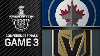 Winnipeg Jets vs Vegas Golden Knights May. 16, 2018 l Game 3 l Stanley Cup 2018 Обзор