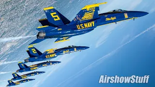 Blue Angels Aerial Footage - INSIDE the Demo!