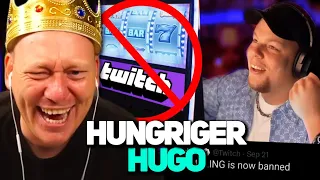 CASINO VON TWITCH GEBANNT! 😳 HUNGRIGER HUGO REAKTION 😂