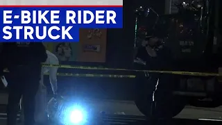 Dump truck critically injures e-bike rider in Brooklyn