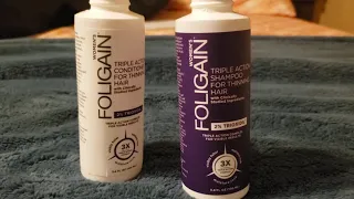 Foligain Triple Action shampoo & Conditioner for thinning hair review