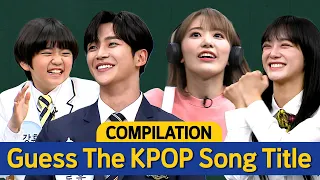 [Knowing Bros] Ultimate 🔥 Guess the KPOP Song Title | Compilation (Rowoon, IZONE, INFINITE, Sejeong)