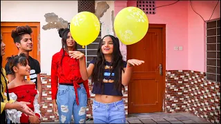 Balloons 🎈Jumping  😱🔥Challenge | Payal Ishu kunal Riya Antima Pooja Kavita | Mk Studio vlog