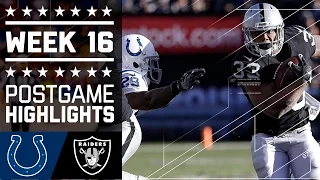 Colts vs. Raiders | NFL Week 16 Game Highlights