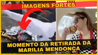 (IMAGENS FORTES) MOMENTO DA RETIRADA DA MARILIA MENDONÇA SEM VIDA