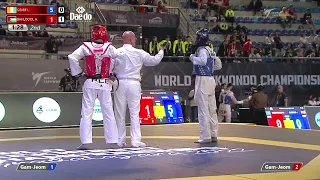 103 M-74kg R-64 SIDIBE Lamine CIV 🔵 vs 🔴 BAHLOOOL Ahmad PLE I Guadalajara 2022 WT Championships