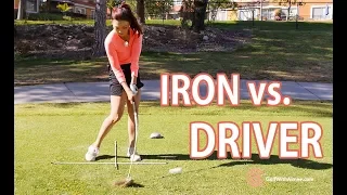 Iron vs. Driver | Golf with Aimee