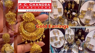 22k Gold Chand Bali Earring & Gold Jhumka Designs with Price/@pcchandrajewellers /deeya