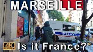 Marseille is it in France? - Walking in 4K July 2023