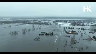 Паводок в Костанае