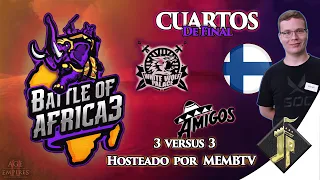 Battle of Africa • Suomi vs White Wolf Palace + Amigos vs Los Machos [Cuartos de Final]