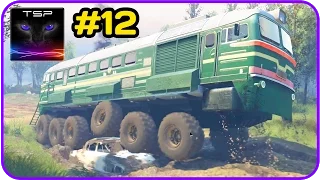SpinTires - Coop with Mods - ROAD TRAIN & MONSTER TRUCKS - #12
