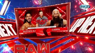 Mustafa Ali Vs Ciampa: Arbitro The Miz - WWE Raw Español Latino: 09/05/2022