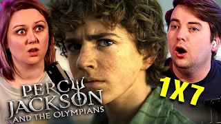 PERCY JACKSON AND THE OLYMPIANS (2023) 1X7 REACTION! | Rick Riordan | Disney
