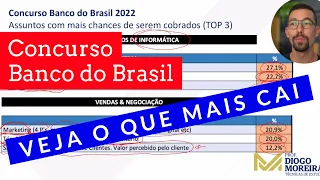 Concurso Banco do Brasil: Veja os assuntos que mais caem na prova!