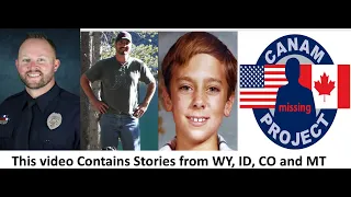 Missing 411- David Paulides Presents Missing Person Cases from Idaho, Montana and Colorado.