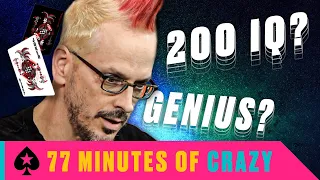 77 Minutes Of Phil Laak Confusing His Opponents ♠️ PokerStars