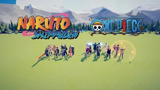 ANIME BATTLE - Naruto Vs One Piece | TABS - Totally Accurate Battle Simulator