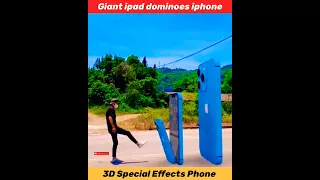 Giant iPhone dominoes |📱| 😲 3d Special effects | 3d animation | #shorts #shorts2023 #iphone