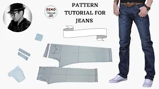 SIMPLE METHOD JEANS TROUSER /PATTERN MAKING...