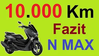 Yamaha N MAX 125 - 10.000 Km Fazit - Roller Scooter 125cm Motorroller Test Deutsch 2022 - 125 Kubik