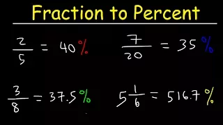 Fraction to Percent Conversion