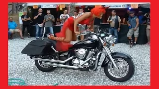 BEAUTIFUL GIRLS ON MOTORCYCLES. Красивые девушки на мотоциклах.Sexy girls and motorcycles.