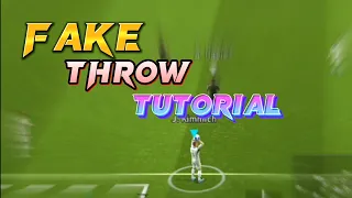 FAKE THROW TUTORIAL 💥 EFOOTBALL MOBILE 2024